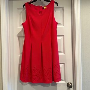 Sleeveless Hot Pink Dress